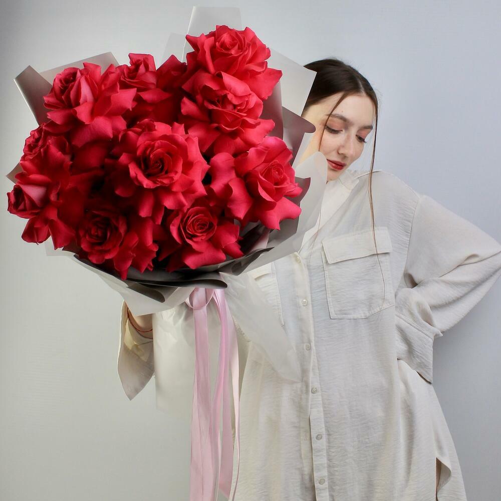 Монобукет из роз